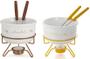 Imagem de Aparelho kit fondue chocolate e queijo forma inox 8001974 e 801975