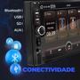 Imagem de Aparelho Rádio Automotivo Dvd 2 Din Universal Bluetooth Som Câmera de Ré