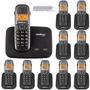 Imagem de Aparelho Telefone 2 linhas TS 5150 e 9 TS 5121 Ramal Bina intelbras