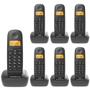 Imagem de Aparelho Telefone Fixo Sem Fio Intelbras Longo Alcance com 6 Ramais