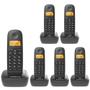Imagem de Aparelho Telefone Fixo Sem Fio Intelbras Longo Alcance com 6 Ramais