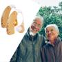 Imagem de Aparelhos auditivos recarregáveis para idosos com peso de 8 g