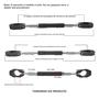 Imagem de Aperto Ajustável para Guidão de Motocicleta 22mm - Regulador de Equilíbrio e Suporte Reforçado