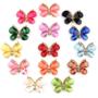 Imagem de Aplique Borboleta Metal com Vidro 22x29mm 10pç 50g Colagem Cor Sortida