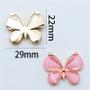 Imagem de Aplique Borboleta Metal com Vidro 22x29mm 10pç 50g Colagem Cor Sortida
