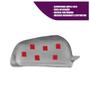 Imagem de Aplique Cromado Capa Retrovisor Gol Parati Saveiro G3 G4 99 a 14 Golf Santana 99 a 06 Bora 99 a 11