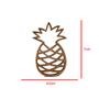 Imagem de Aplique Decorativo Abacaxi 7x4,5 Kit 50un Mdf Madeira