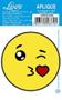 Imagem de Aplique Decoupage Emoji Beijo Apm8-909 Em Papel E Mdf 8cm Litoarte
