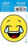 Imagem de Aplique Decoupage Emoji Rindo Apm8-910 Em Papel E Mdf 8cm Litoarte