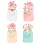 Imagem de Aplique Decoupage Potes com Flores Apm3-285 em Mdf 3cm Litoarte