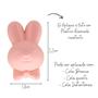 Imagem de Aplique Enfeite Decorativo Coelho Páscoa Rosa 10 Unidades