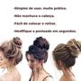 Imagem de Aplique Extensões de Coque Grego de Cabelo Sintético