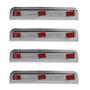 Imagem de Aplique Maçaneta Cromado GM Astra 1994 à 1998 Corsa G1 1994 à 2002 Omega 1992 à 1998 Vectra 1993 à 1996  4 Peças