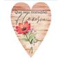 Imagem de Aplique Papel Decoupage em Mdf Que Seu Coração Floresça Apm8-1347 8cm Litoarte