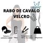 Imagem de Aplique Rabo De Cavalo Liso tiras autocolantes Cabelo Orgânico 65cm 150g