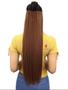 Imagem de Aplique Tic Tac Liso 70 Cm - Idêntico Ao Humano - Longo Com Volume - Importado - Removivel -