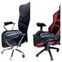 Imagem de Apoio Braço Cadeira Escritório Antebraço Pé Ergonômico Setup