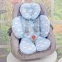 Imagem de Apoio Redutor de Bebê Conforto Protetor Temático Menino Menina Safari Azul e Rosa