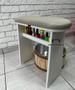 Imagem de Apoio Suporte para Pernas ou Pé Pedicure Manicure Ergonomico Nails EXTREMO CONFORTO Modelo RELAX CHAMPAGNE