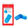 Imagem de Apontador com Deposito e Borracha Mini Sleeve Neon Azul - Faber Castell