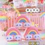Imagem de Apontador Escolar Decorado Formato Arco-Íris Baby Rainbow Fofo Kwaii  Papelaria Fofa  Divertida