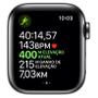 Imagem de Apple Watch 5 Cell + Gps, 40 mm, Aço Inoxid Cinza Espac, Puls Esportiva Preto/Fecho Clás Mwx82bz/a