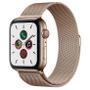 Imagem de Apple Watch 5 Cell+GPS, 44 mm, Aço Inoxi Dourado, Puls de Aço Inoxid Dourado e Fecho Magné MWWJ2BZ/A