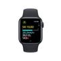 Imagem de Apple Watch SE 40mm GPS Caixa Meia-Noite de Alumínio, Pulseira Esportiva Meia-Noite, Tamanho P/M, Neutro em Carbono - MR9X3BZ/A