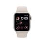 Imagem de Apple Watch SE 44mm GPS Caixa Estelar de Alumínio, Pulseira Esportiva Estelar, Tamanho P/M, Neutro em Carbono