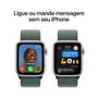 Imagem de Apple Watch SE GPS  Caixa estelar de alumínio  40 mm  Pulseira loop esportiva verde-lago