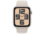 Imagem de Apple Watch SE GPS Caixa Estelar de Alumínio 44mm Pulseira Esportiva Estelar P/M