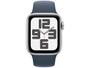 Imagem de Apple Watch SE GPS Caixa Prateada de Alumínio 40mm Pulseira Esportiva Azul-tempestade P/M