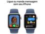 Imagem de Apple Watch SE GPS Caixa Prateada de Alumínio 40mm Pulseira Esportiva Denim M/G