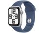 Apple Watch SE GPS Caixa Prateada de Alumínio 40mm Pulseira Esportiva Denim M/G Imagem de Apple Watch SE GPS Caixa Prateada de Alumínio 40mm Pulseira Esportiva Denim M/G