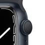 Imagem de Apple Watch Series 7 (GPS, 41mm) - Caixa de Alumínio Meia-noite - Pulseira esportiva meia-noite 