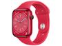 Imagem de Apple Watch Series 8 45mm GPS + Cellular Caixa (PRODUCT)RED Alumínio Pulseira Esportiva