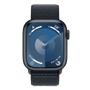 Imagem de Apple Watch Series 9 41mm GPS Caixa Meia-Noite de Alumínio, Pulseira Loop Esportiva Meia-Noite, Neutro em Carbono - MR8Y3BZ/A