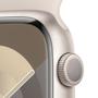 Imagem de Apple Watch Series 9 45mm GPS Caixa Estelar de Alumínio, Pulseira Esportiva Estelar, Tamanho P/M, Neutro em Carbono - MR963BZ/A
