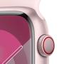 Imagem de Apple Watch Series 9 45mm GPS + Cellular Caixa Rosa de Alumínio, Pulseira Esportiva Rosa-claro, Tamanho M/G, Neutro em Carbono - MRML3BZ/A