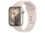 Imagem de Apple Watch Series 9 GPS Caixa Estelar de Alumínio 45mm Pulseira Esportiva Estelar M/G
