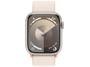 Imagem de Apple Watch Series 9 GPS Caixa Estelar de Alumínio 45mm Pulseira Loop Esportiva Estelar (Neutro em Carbono)