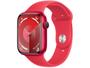 Imagem de Apple Watch Series 9 GPS Caixa (PRODUCT)RED de Alumínio 45mm Pulseira Esportiva (PRODUCT)RED M/G