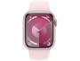 Imagem de Apple Watch Series 9 GPS Caixa Rosa de Alumínio 41mm Pulseira Esportiva Rosa-clara M/G