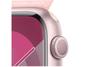 Imagem de Apple Watch Series 9 GPS Caixa Rosa de Alumínio 45mm Pulseira Loop Esportiva Rosa-clara (Neutro em Carbono)