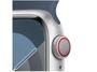 Imagem de Apple Watch Series 9 GPS + Cellular Caixa Prateada de Alumínio 41mm Pulseira Esportiva Azul-tempestade M/G