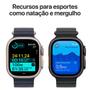 Imagem de Apple Watch Ultra 2 (GPS + Cellular 49mm) Caixa Preta de Titânio com Pulseira Loop Trail Preta - M/G