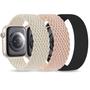 Imagem de Apple Watch Wizvv Stretchy Nylon Solo Loop 41 mm/45 mm, pacote com 3