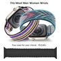 Imagem de Apple Watch Wizvv Stretchy Nylon Solo Loop 41 mm/45 mm, pacote com 3