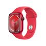 Imagem de AppleWatch Series9 GPS+Cellular Caixa (PRODUCT)RED de alumínio 41mm Pulseira esportiva (PRODUCT)RED M/G