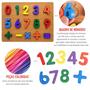 Imagem de Aprenda Brincando Cores E Números Em Madeira - Dm Toys